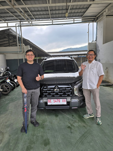 Penyerahan unit mitsubishi Xpander Cross - Penyerahan Unit Mitsubishi Lampung